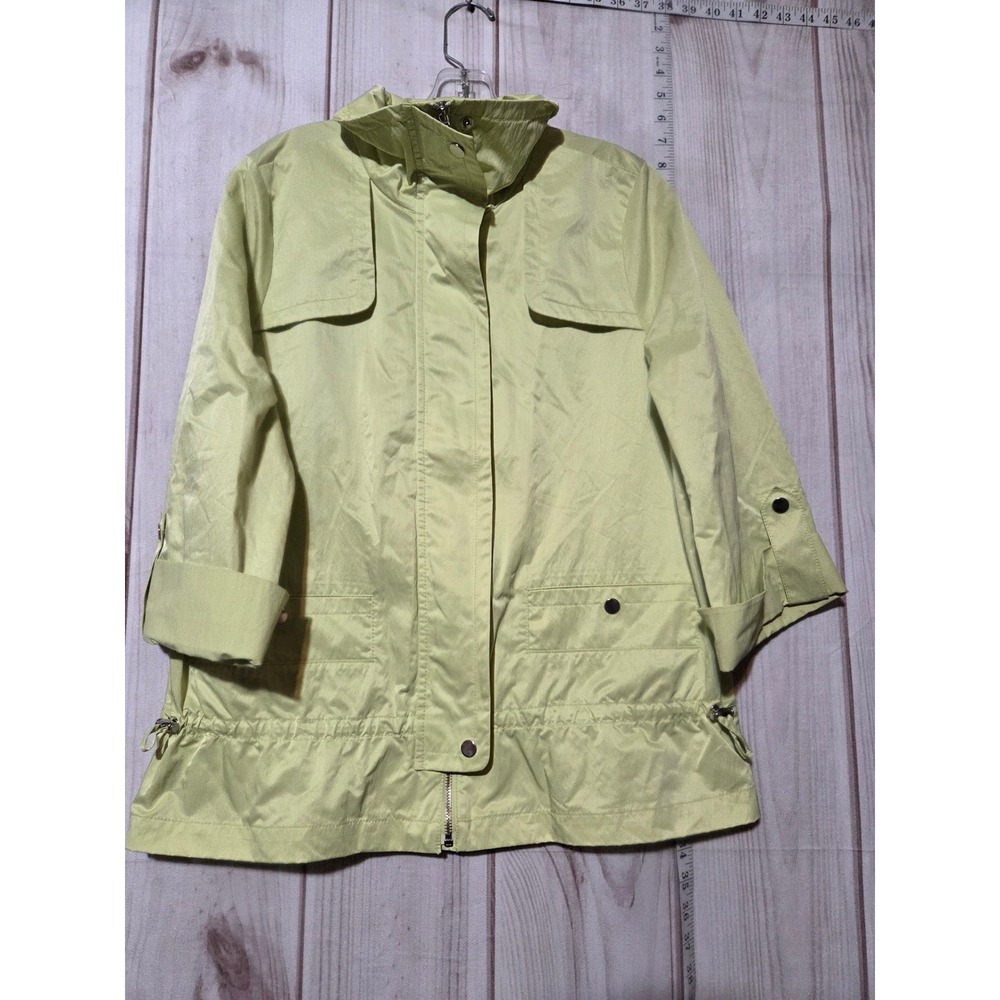 Zenergy by Chico's 1 Lightweight Water Resistant Jacket Womens Medium